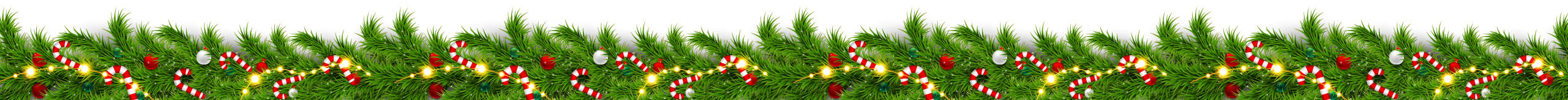 christmas pine footer